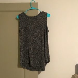 BCBGeneration Gray/Black Tank